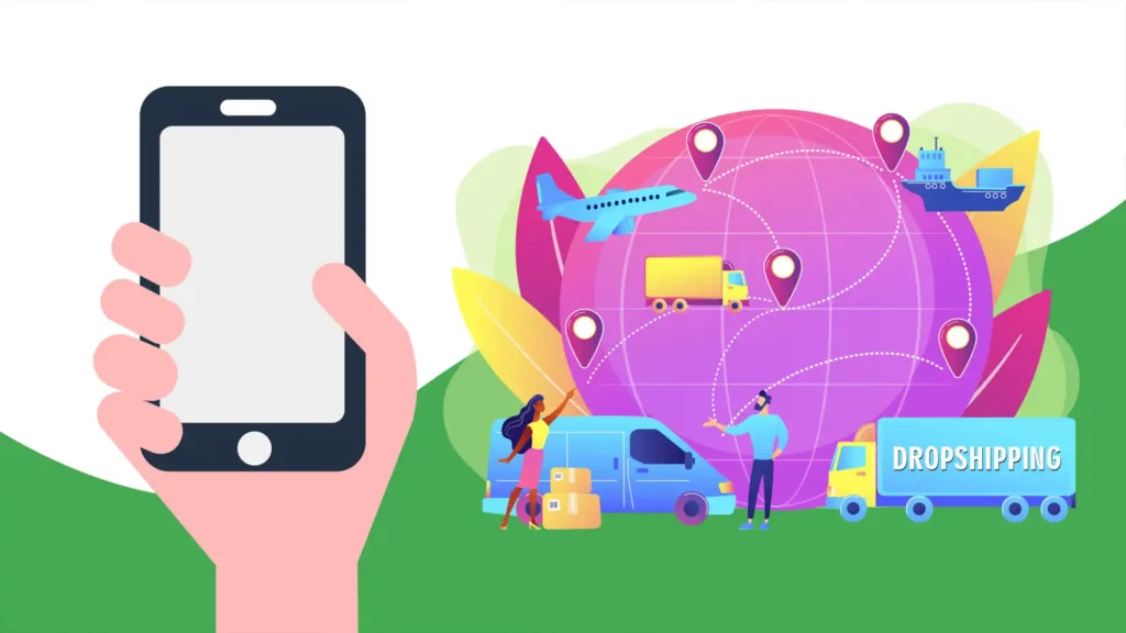 دراپ شیپینگ با موبایل